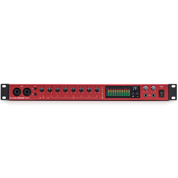 Focusrite Clarett+ 8Pre Powerful Studio Grade 18 In and 20 Out USB C Audio Interface For Producer (Clarett + 8 Pre)