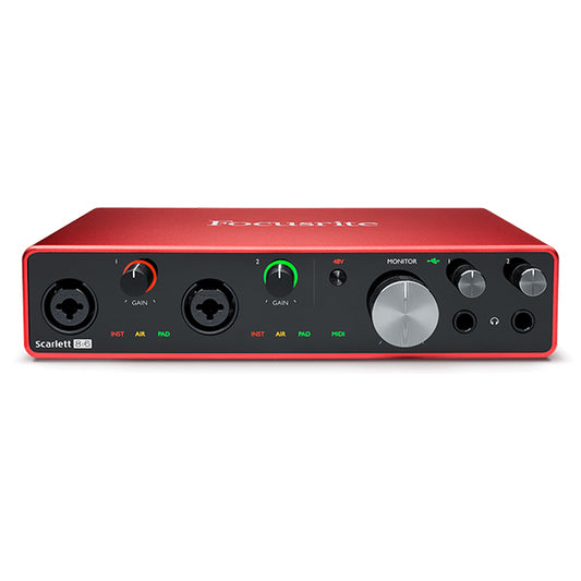 Focusrite Scarlett 8i6 8 in 6 out USB Audio Interface Version 3 (3rd Gen)