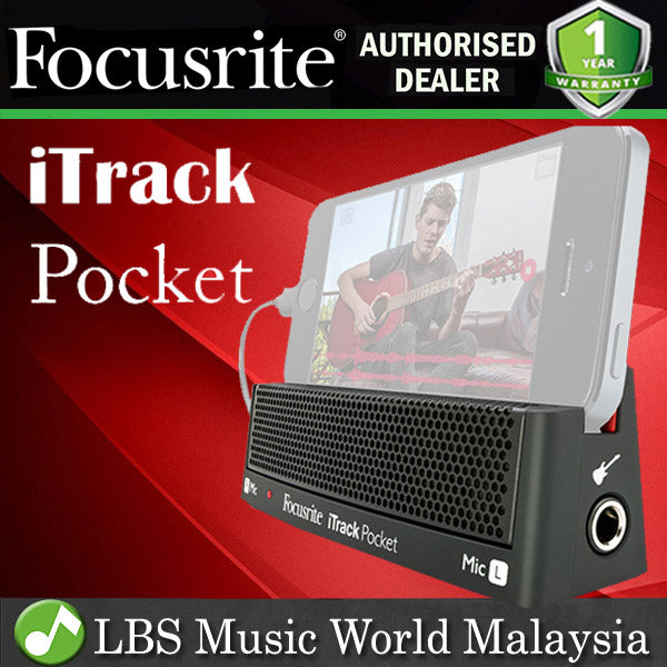 Focusrite iTrack Pocket Audio Interface With Lightning Connector