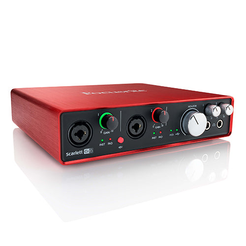 Focusrite Scarlett 6i6 6 in 6 Out USB Audio Interface Version 2 (2nd Gen)
