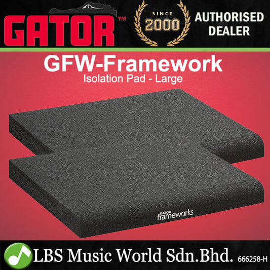 Gator Frameworks Studio Monitors Acoustic Foam Isolation Pad - Large