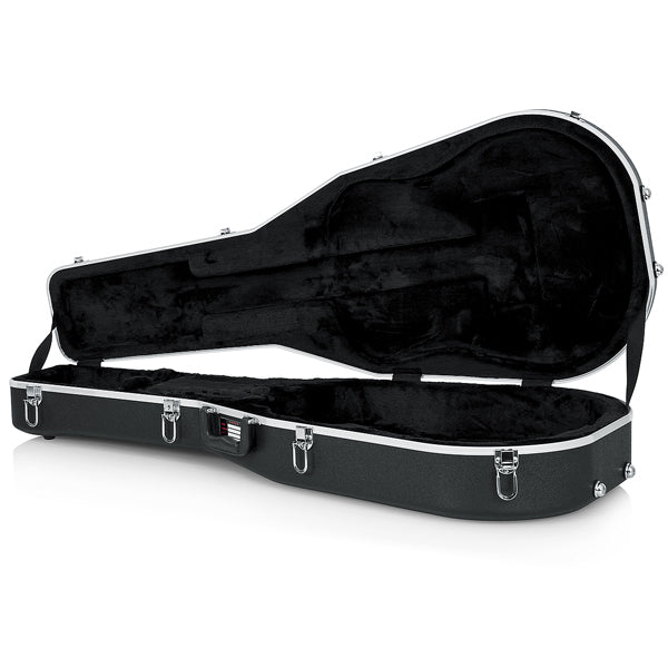 Gator GC-DREAD Deluxe ABS Molded Case for Acoustic Dreadnought Guitar (GC DREAD)