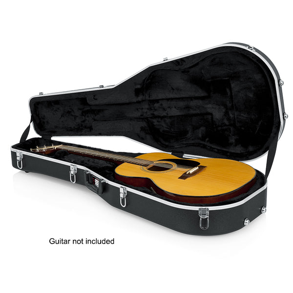 Gator GC-DREAD Deluxe ABS Molded Case for Acoustic Dreadnought Guitar (GC DREAD)