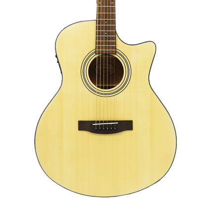 Groovy GTA 41 Inch Full Size Acoustic Electric Guitar Spruce with Bag Professional (GTA)