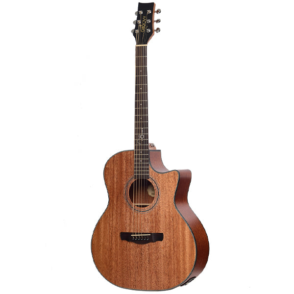Groovy GTA 41 Inch Full Size Mahogany Acoustic Electric Guitar Spruce with Bag Professional (GTA)