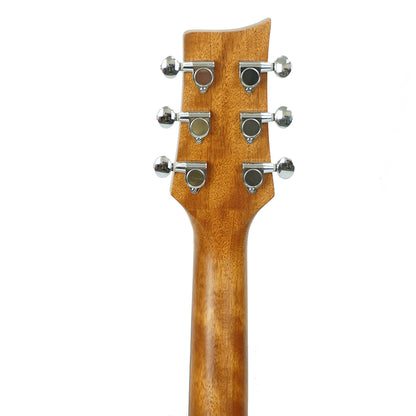 Groovy GBBMH-EQ 34 Inch Mahogany Acoustic Electric Guitar with Bag Fishman Pickup EQ (GBB)