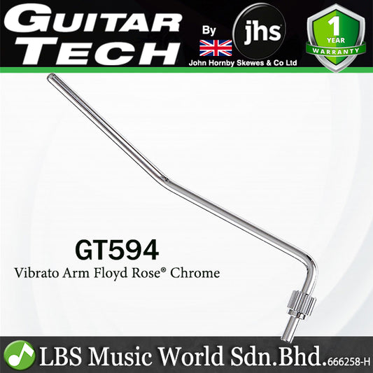 Guitar Tech GT594 Vibrato Tremolo Arm Floyd Rose Electric Guitar - Chrome (GT 594)