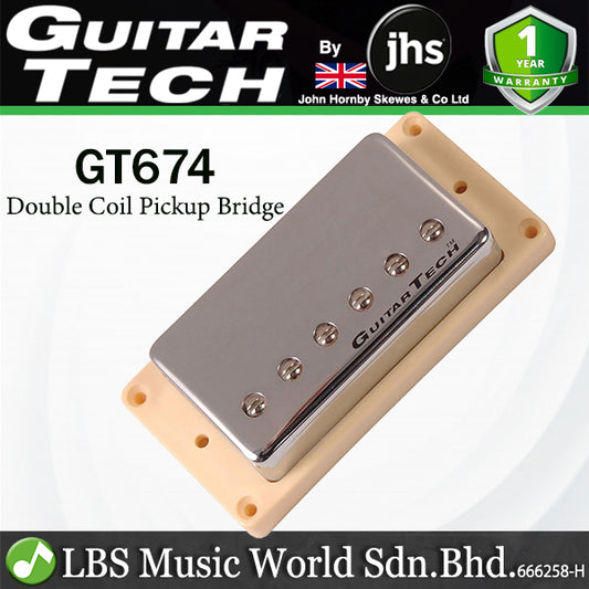 Guitar Tech GT674 Double Coil Bridge Pickup for Electric Guitar (GT 674)