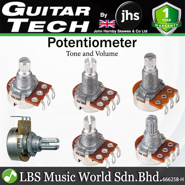 Guitar Tech Potentiometer Tone Pot and Volume Shaft Part for Electric Guitar (GT517 GT515 GT520 GT519 GT518 GT516)