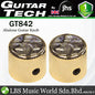 Guitar Tech GT842 Volume Tone Control Tuning Dome Knob for Electric Guitar Pair - Abalone Gold (GT 842)