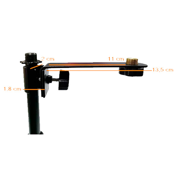 Hamilton KBSK1M Single Microphone Clamp for Mic Stand and Conductor Stand