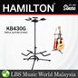 Hamilton KB430G Acoustic Electric Bass Triple Guitar Stand Black Finish (KB430)