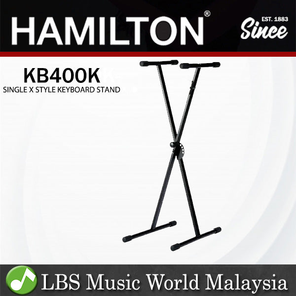 Hamilton KB400K Keyboard Single X Style Stand (KB400)