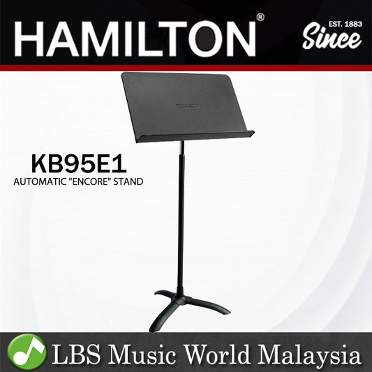 Hamilton KB95E1 Encore Conductor Stand Automatic Symphonic Music Book or Tablet (KB95E1)