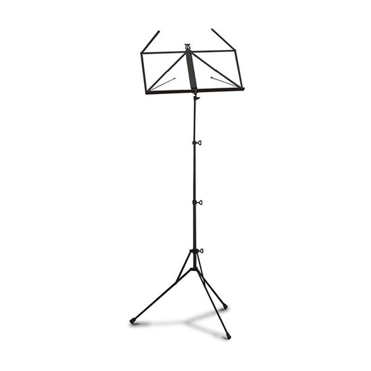 Hamilton KB301F-BK Three Section Black Nickel Plated Music Stand With Bag (KB301)