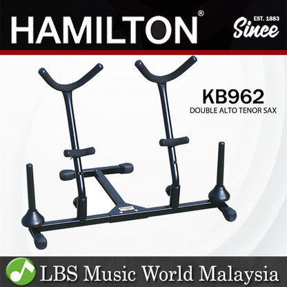 Hamilton KB962 Double Alto Saxophone Or Tenor Sax Stand (KB962)