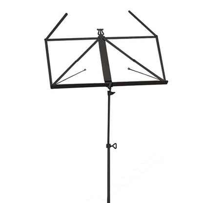 Hamilton KB301F-BK Three Section Black Nickel Plated Music Stand With Bag (KB301)