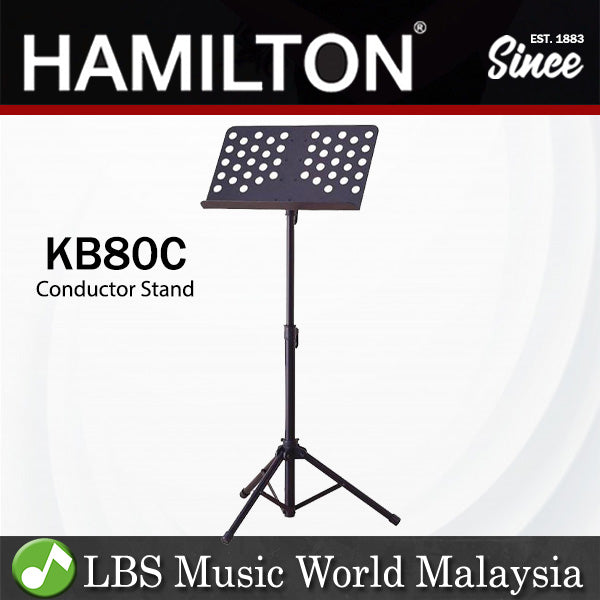 Hamilton KB80C Conductor Music Orchestra Stand for Music Book Food Menu and Tablet (KB80)