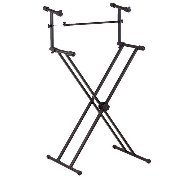 Hamilton KB2EK Double Layer Electric Digital Piano Keyboard Stand with 2 Tier Function (KB2E)