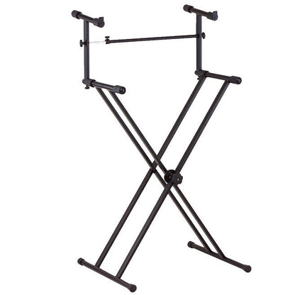 Hamilton KB2EK Double Layer Electric Digital Piano Keyboard Stand with 2 Tier Function (KB2E)