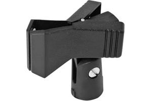 Hamilton KBC1M Universal Clip Microphone Holder with Brass Threads Mic Stand Adapter (KBC1)