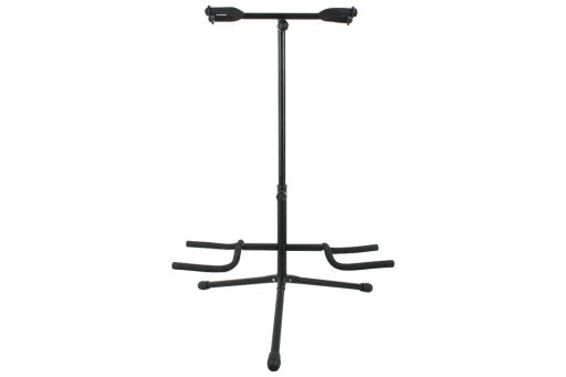 Hamilton KB420G Double Guitar Stand Rack for Acoustic Electric Bass Black Finish (KB420)