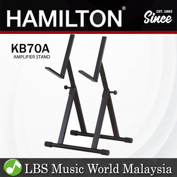 Hamilton KB70A Stage Amplifier Monitor Speaker Tilt back Amp Stand Black (KB70)