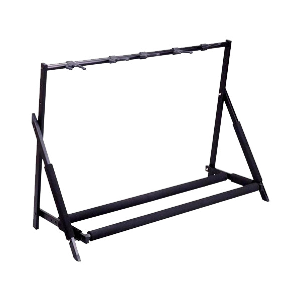 Hamilton KB5500G 5 Place Guitar Rack Stand with Pick Holder for Acoustic Electric and Bass(KB5500)