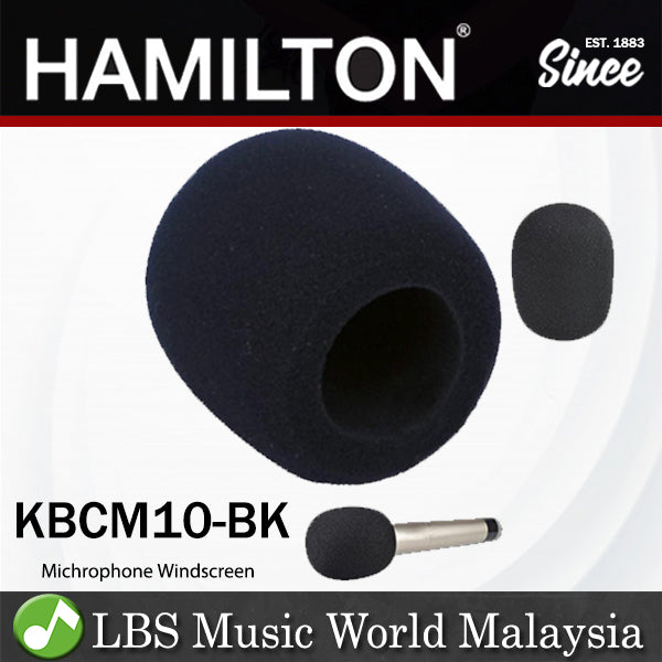 Hamilton KBC10M-BK Microphone Cover Sponge Black (KBC10)