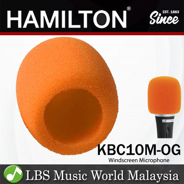 Hamilton KBC10M-OG Microphone Cover Sponge Orange (KBC10)
