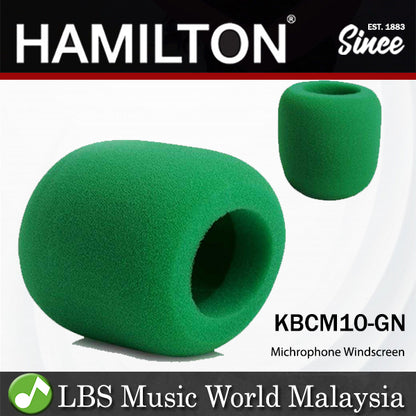 Hamilton KBC10M-GN Microphone Cover Sponge Green (KBC10)