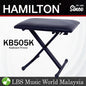 Hamilton KB505K Adjustable Keyboard Digital Piano Throne Bench Chair Black (KB505)