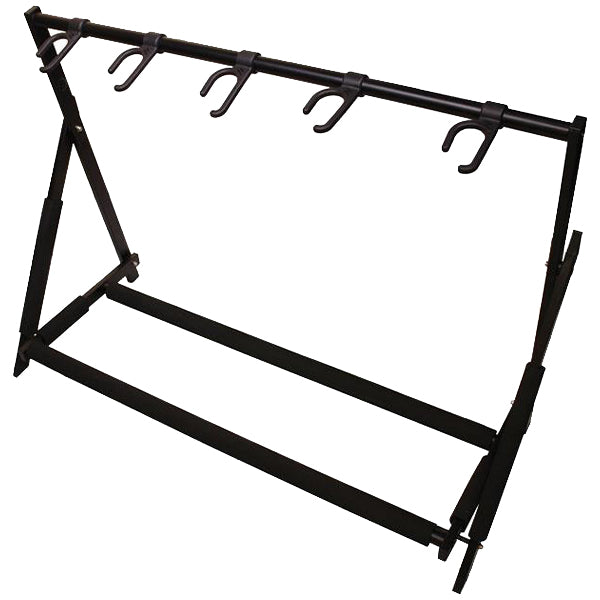 Hamilton KB5700G 7 Place Guitar Rack Stand with Pick Holder for Acoustic Electric Classical Bass Guitar (KB5700)