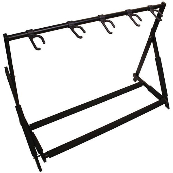 Hamilton KB5700G 7 Place Guitar Rack Stand with Pick Holder for Acoustic Electric Classical Bass Guitar (KB5700)