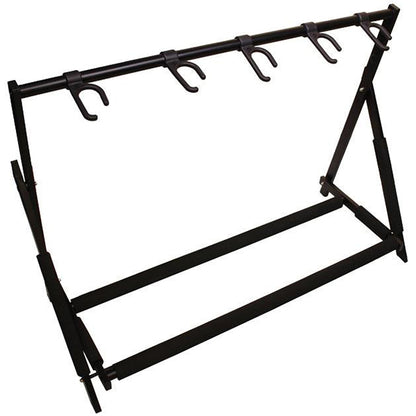 Hamilton KB5700G 7 Place Guitar Rack Stand with Pick Holder for Acoustic Electric Classical Bass Guitar (KB5700)