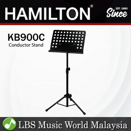 Hamilton KB900C Conductor Stand Music Book Stand with Vent For Food Menu and Table (KB900)