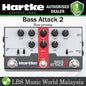 Hartke Bass Attack 2 Bass Preamp Direct Box with Overdrive Processor Effect Pedal