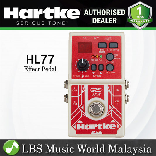 [Discontinued] Hartke HL77 Bass Looper Guitar Effects Pedal (HL 77)