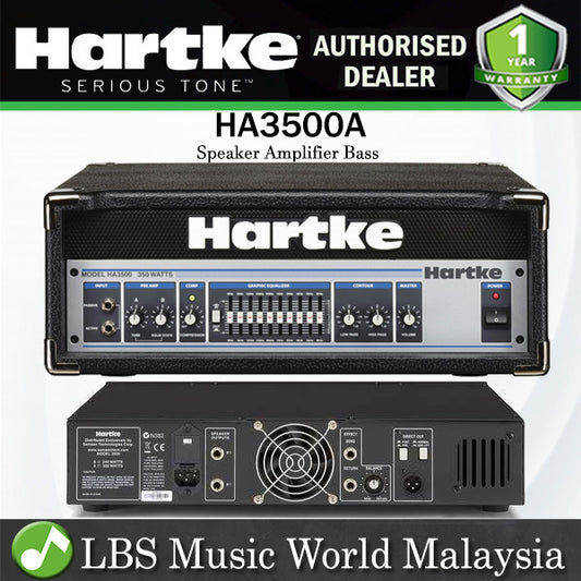 Hartke HA3500A 350 Watt Speaker Amplifier Electric Bass Guitar Amp (HA3500 HA 3500A)