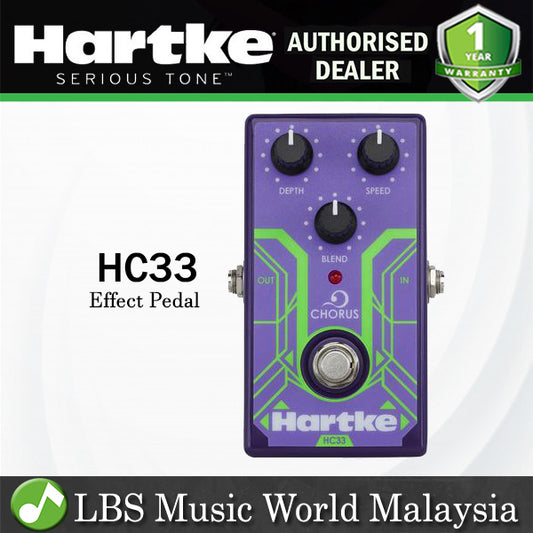 [Discontinued] Hartke HC33 Analog Bass Chorus Guitar Effect Pedal (HC 33)