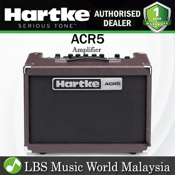 Hartke ACR5 50 Watt Acoustic Guitar Amp with Chorus and Reverb Speaker Amplifier (ACR 5)