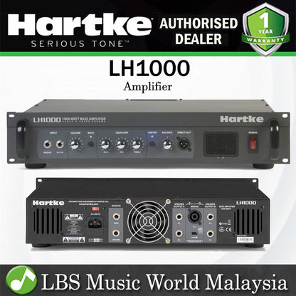Hartke LH1000 1000 Watt Speaker Amplifier Bass Guitar Amp Head (LH 1000)