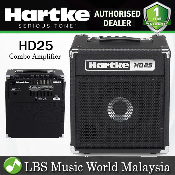Hartke HD25 25 Watt Bass Combo Amp Speaker Amplifier (HD 25)