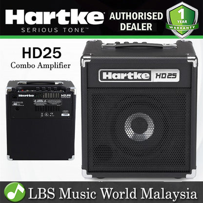 Hartke HD25 25 Watt Bass Combo Amp Speaker Amplifier (HD 25)