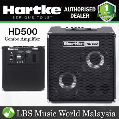Hartke HD500 500 Watt 2X10 Inch Bass Combo Amp HyDrive Speaker Amplifier (HD 500)