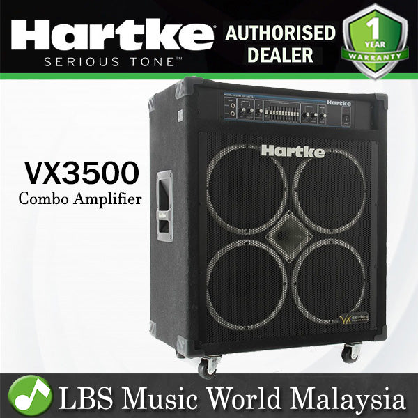 Hartke VX3500 350W 4X10 Inch Bass Combo Cabinet Amp Speaker Amplifier (VX 3500)