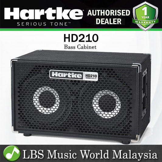 Hartke HD210 500W 2X10 Inch Bass Cabinet Amp HyDrive Speaker Amplifier (HD 210)