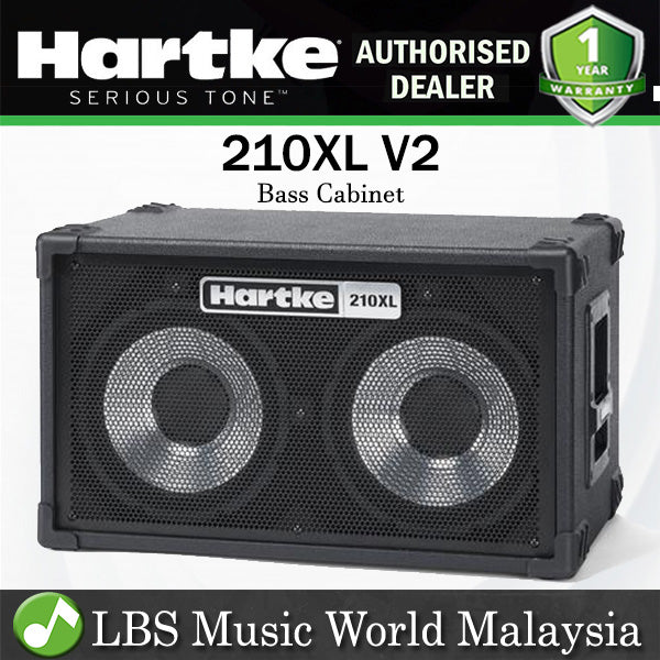 Hartke 210XL V2 200W 2X10 Inch Bass Cabinet Amp Speaker Amplifier (210XLV2)