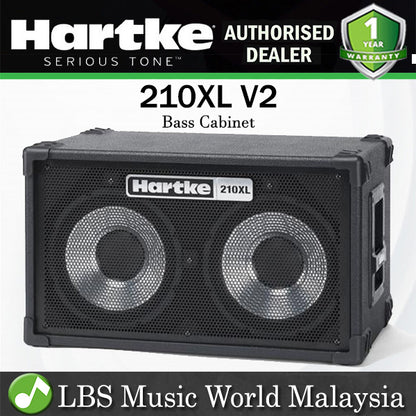 Hartke 210XL V2 200W 2X10 Inch Bass Cabinet Amp Speaker Amplifier (210XLV2)