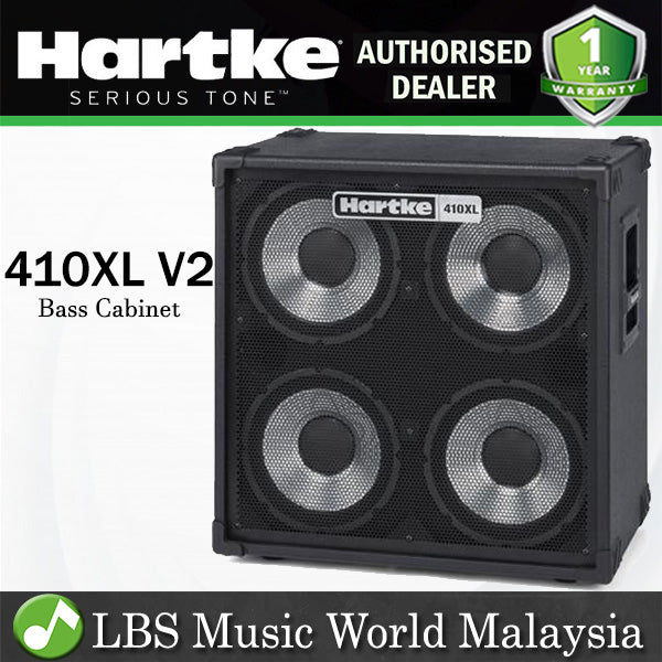 Hartke 410XL V2 400W 4X10 Inch Bass Cabinet Amp Speaker Amplifier (410XLV2)